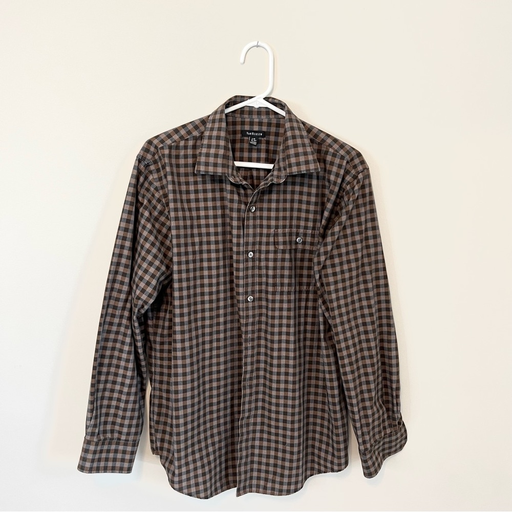 VAN HEUSEN Men’s Button Down Long Sleeve Dress Shirt